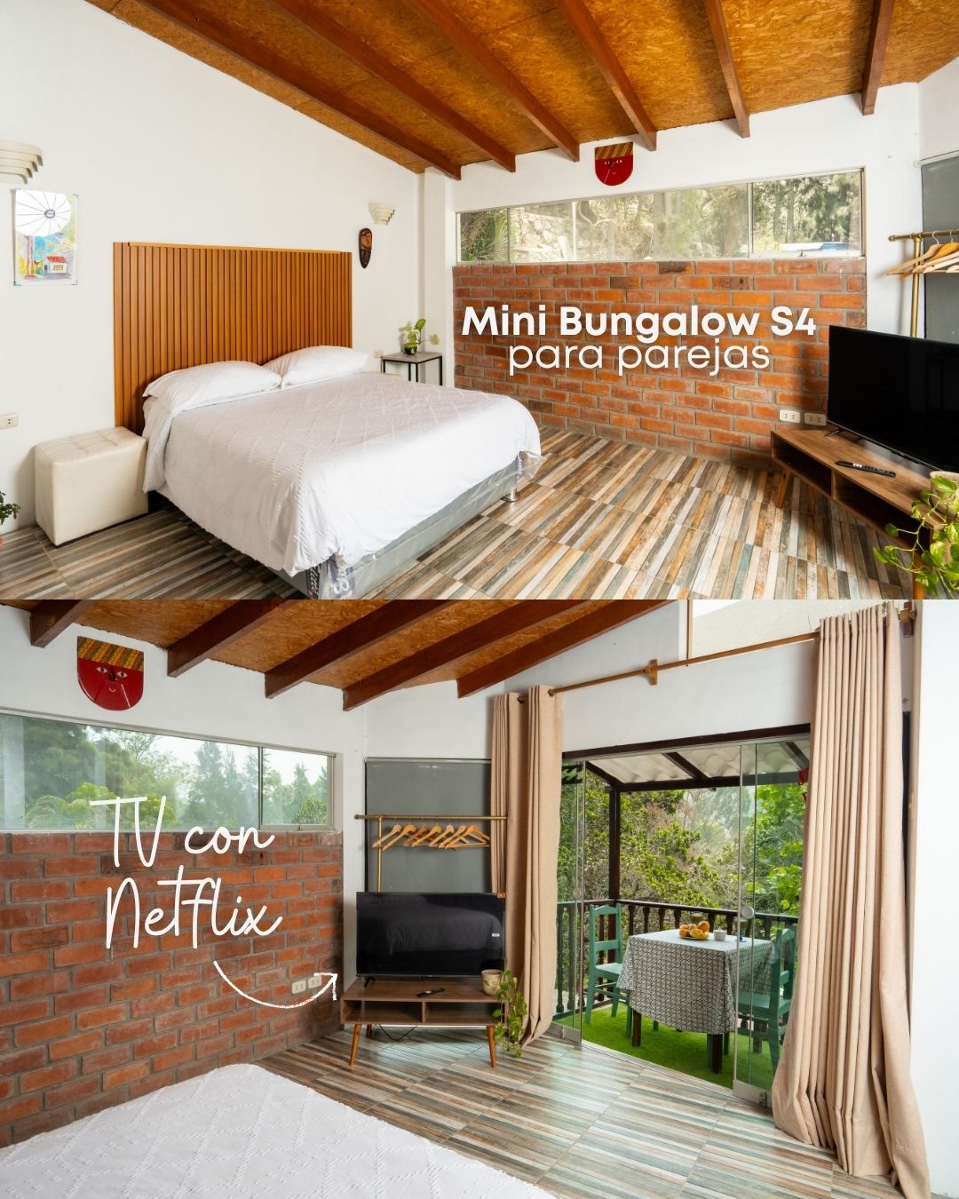 Habitación en lo Alto: vista del bungalow
